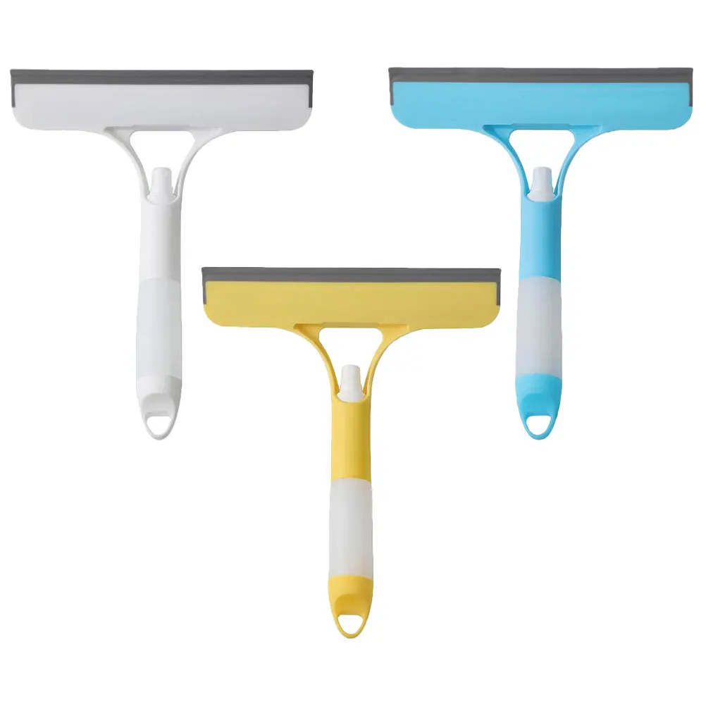 

3 Pcs Glass Wiper Water Squeegee Window for Cleaning Bathroom Shower Multifunction Plastic Door Washing Tool Doors