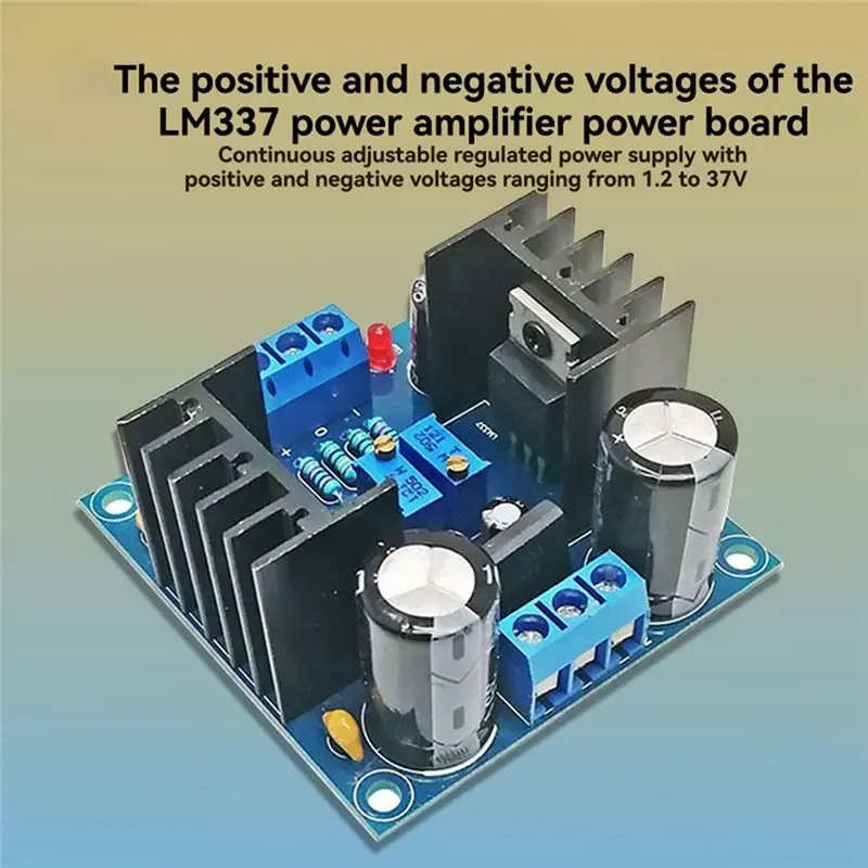 B27B LM317 LM337 Adjustable Dual Power Supply Board Module Voltage Regulator Positive And Negative Filter