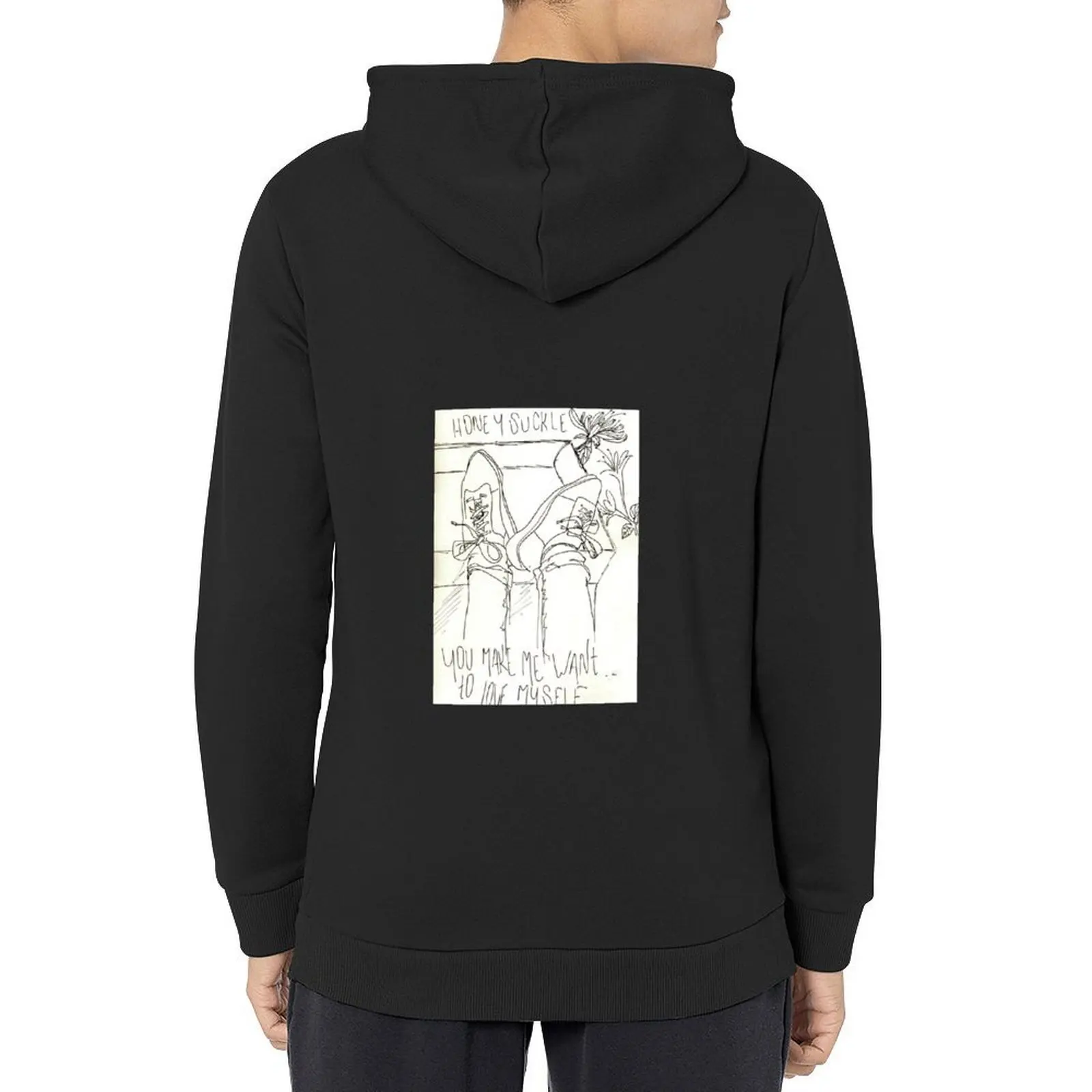 

Sweet flower, Honeysuckle Hoodie korean style clothes men's sweat-shirt set anime clothing hoodies for men high quality