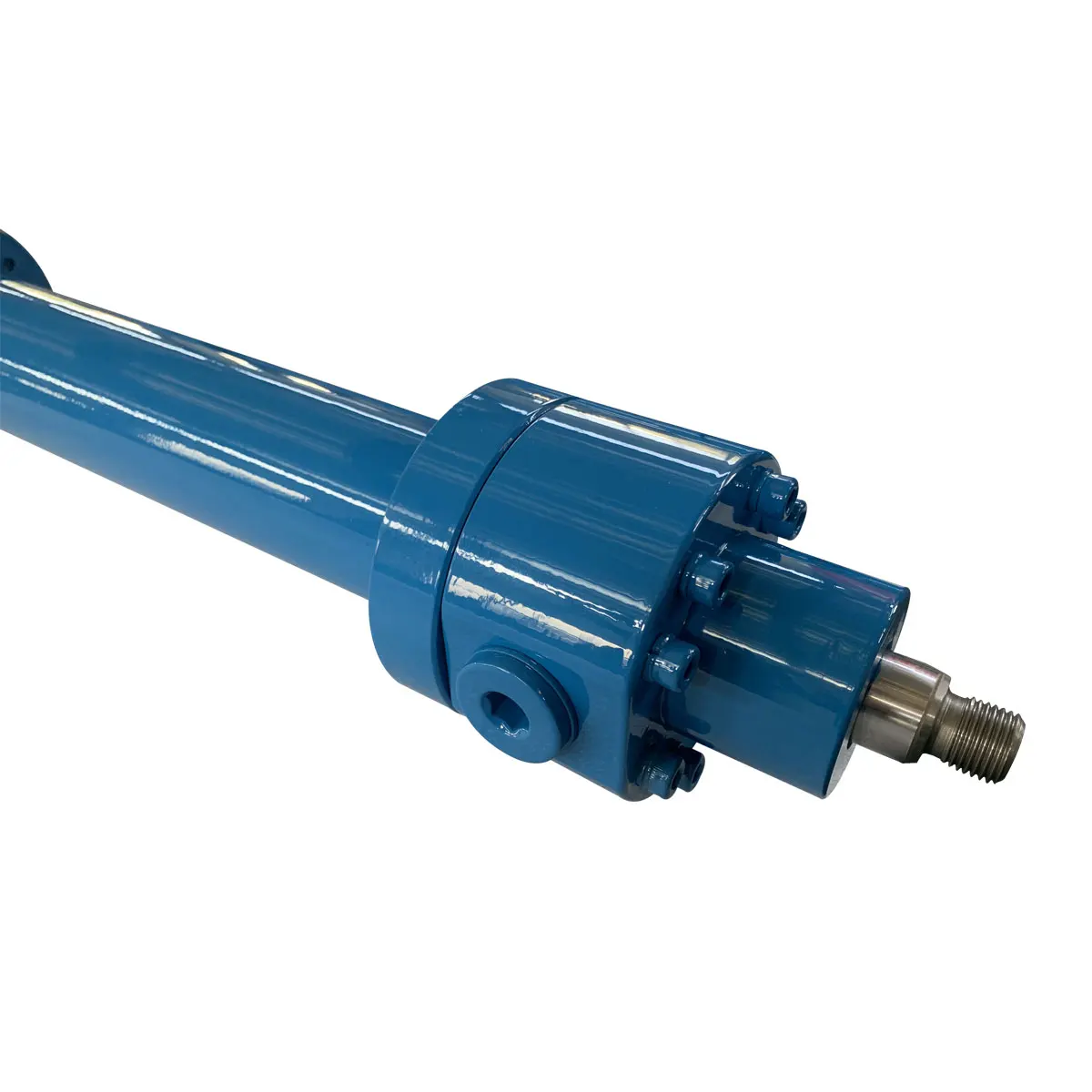 Customized Double Acting Hydraulic Piston Cylinder With Hard Chrome Plated Steel High-Tonnage And High Quality