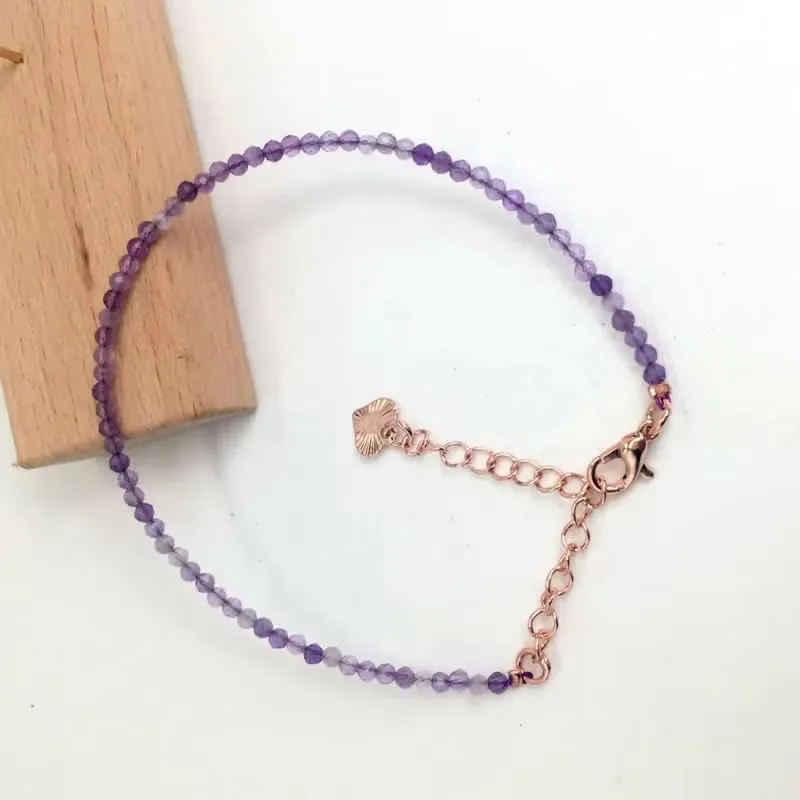 Natural Stone Beads Necklace & Bangle Bracelet Set, Luxury
