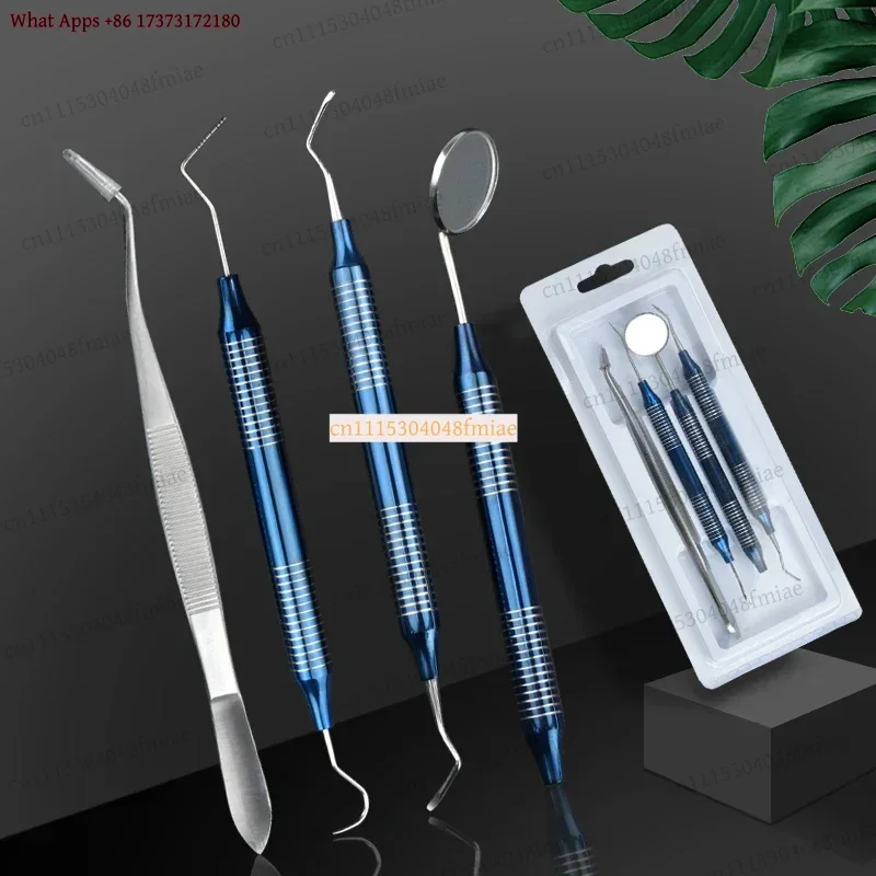 k3 Medical Grade Stainless Steel Dental Hygiene Kit, Scaler & Explorer Set for Professional Plaque Removal