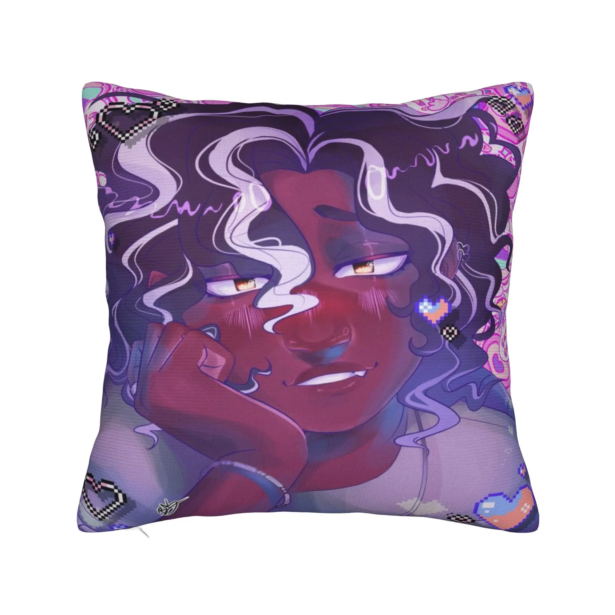 Micah Yujin E-ERROR143 Pillow Case  Graphic Pillow Cover For Living Room Sofa Cute Funny Pillowcases