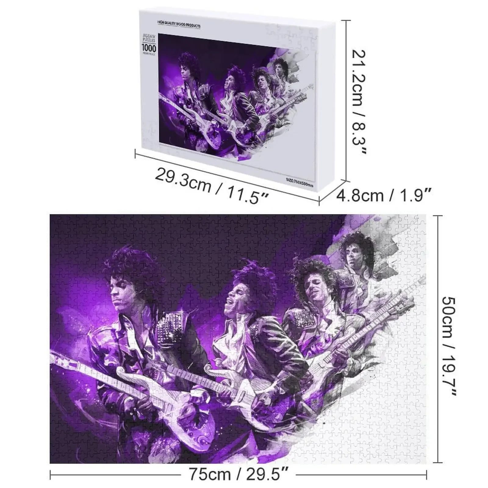 سلع الغيتار بازل قطع هدايا شخصية ألعاب شخصية مقياس المحركات لغز #6
