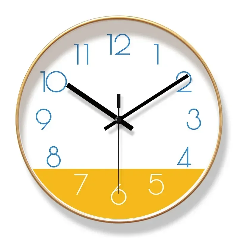 2025 New 10/12/14 Inch Wall Clock Modern House Decoration Living Room Simple Nordic Home Creative Personality Mute Quartz Clocks