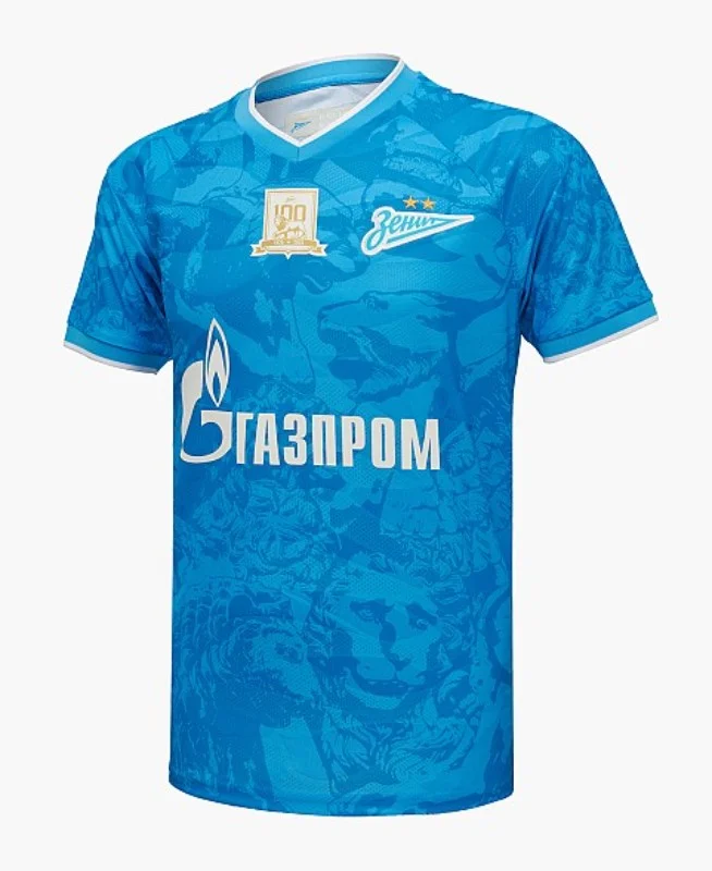 2425 Camiseta de fútbol para hombre Zenit local y visitante, ropa deportiva con impresión digital 3D transpirable y absorbente