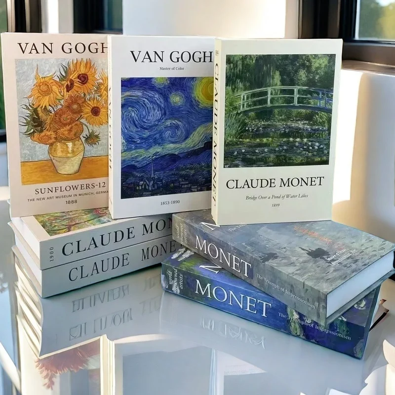 2025 New Travel Series Luxury Decorative Books Storage Box Fake Book Home Decor Coffee Table Shelf Bedroom Interior Decoration