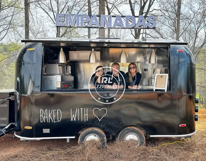 شارع الدجاج المحمص الغذاء سيارة بيع المواد الغذائية مقطورة الآيس كريم عربة القهوة المحمول شاطئ عصير بار شاحنة الغذاء للبيع