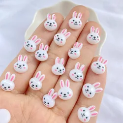 50Pcs Mixed Nail Art Resin Cartoon Little Rabbit Designer Charms Rhinestones DIY Craft For Nail 3D Decorations Jewelry