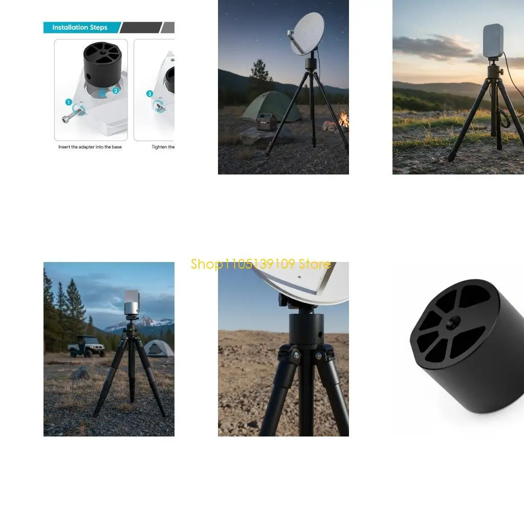 P5ED Global Mixture Stand Link For Tiny Satellite Dish Secure Mounting Solution