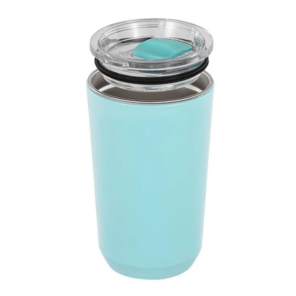 Useful Vacuum Cup Push-in Lid Wide Application Easy to Carry Coffee Mug  Insulated Mug    Coffee Tumbler 360ml/460ml/560ml