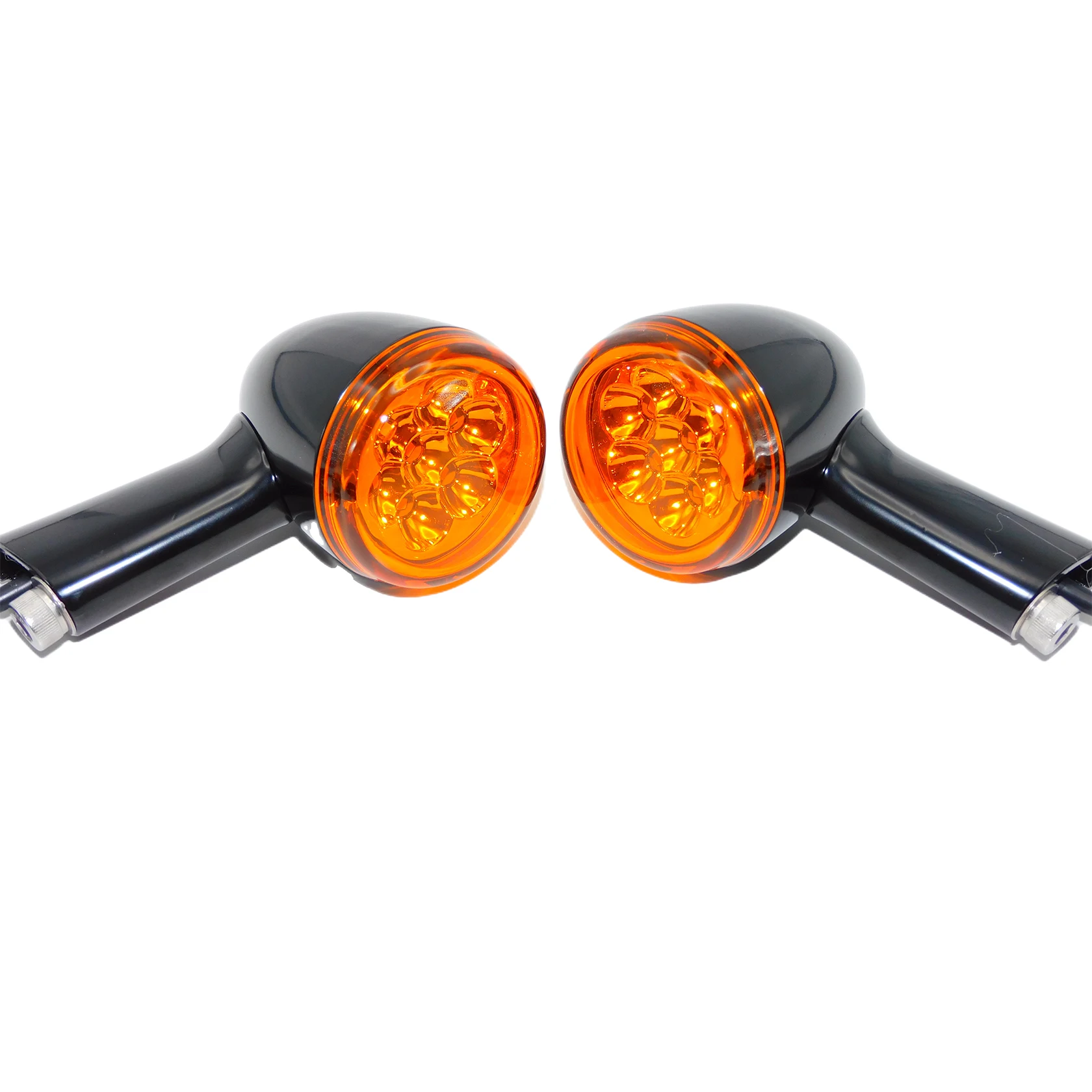 Motorcycle Rear Amber Lens LED Running Brake 4 Wire Indicate Light For Harley Sportster 883 Iron XL1200 SuperLow Custom 1992-UP