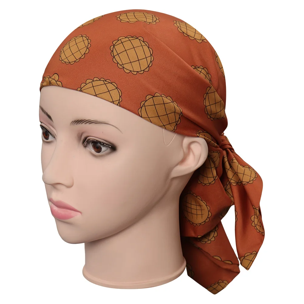 

Nami Scarf Cosplay Women Printed Kerchief Movie Navigation Costume Accessories Outfits Disguise Headwear Halloween Carnival Suit