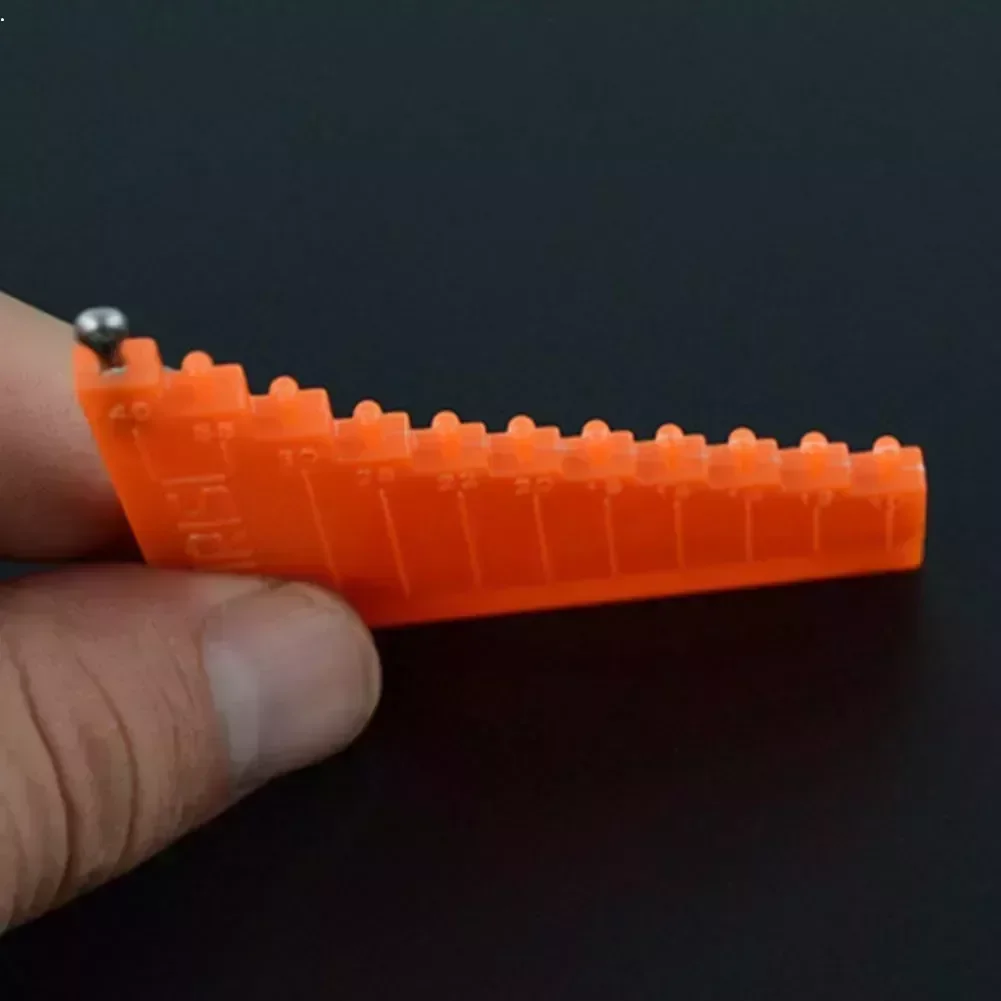 

1x Carp Fishing Hair Gauge Fishing Tackle Tool For Carp Coarse Method Feeder 10-40mm Hair Rig Measuremen Accessories