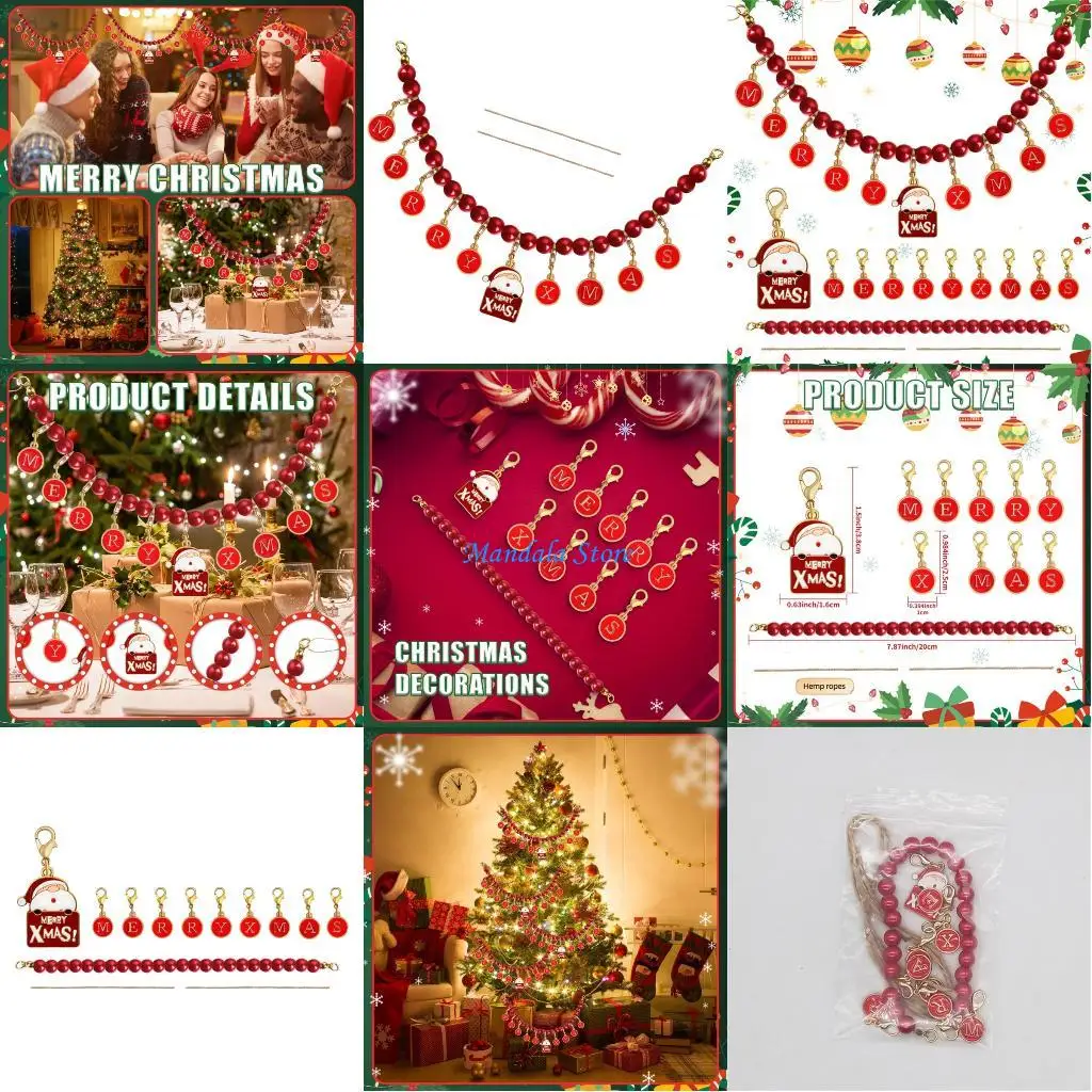 

U2JC Multiple Purpose Cartoon Holiday Ornament Zinc Alloy Crafted Lightweighted Hanging Charm For Indoor Festival Styling