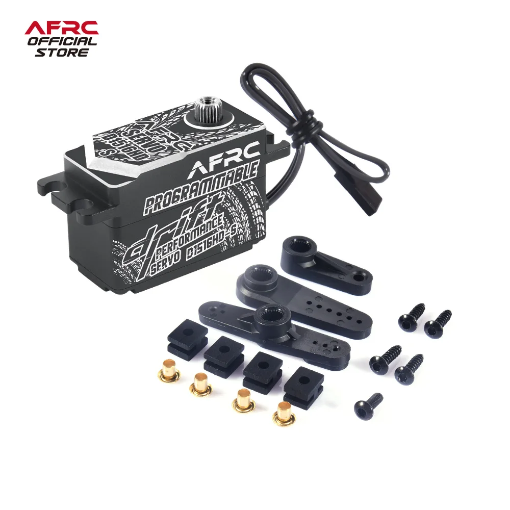 AFRC D1516HD-S Kit de deriva de carreras profesional Servo de perfil bajo para 1/10th Touring car & Buggy racing, 1/10th Drift,F1, Rally