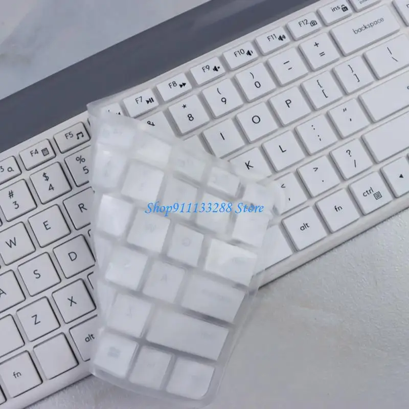 G88D Protectores piel cubierta teclado silicona transparente impermeable a prueba polvo para teclado inalámbrico
