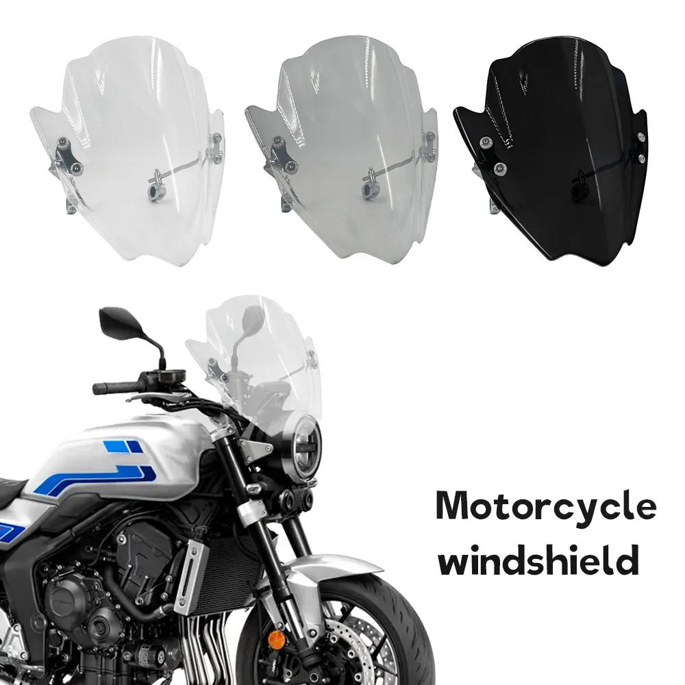 

For Honda CB1000F CB 1000F New Universal Adjustable Windshield Sun Visor Deflector Kit Handlebar tube diameter 22.25.28 MM