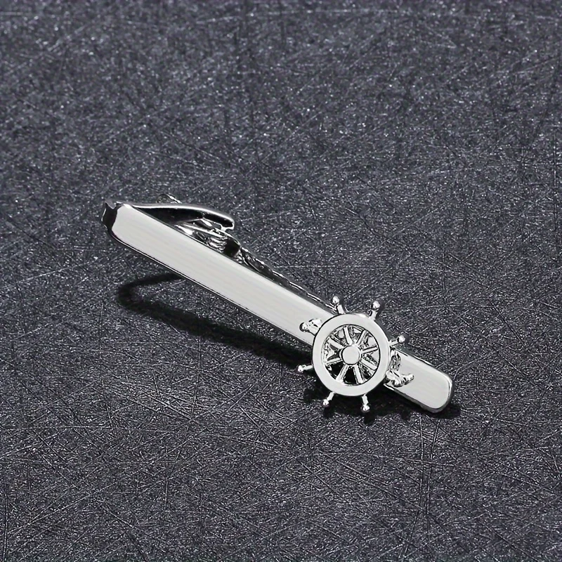 

Stylish Temperament Men'S Rudder Tie Clip Alloy One Pack Formal Tie Clip