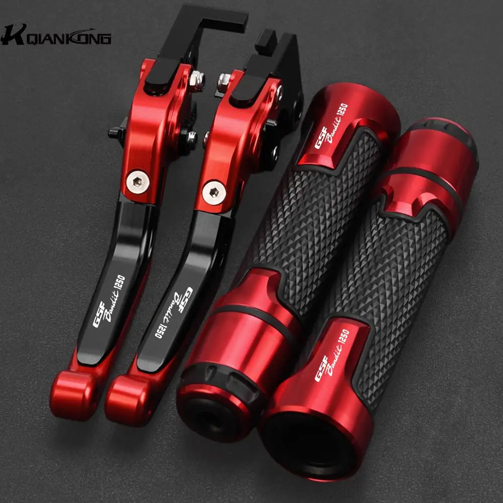 Motorcycle GSF 1250 BANDIT Adjustable Brake Clutch Levers Hand Grips CNC FOR Suzuki GSF1250BANDIT 2007-2015 2014 2013 2012 2011