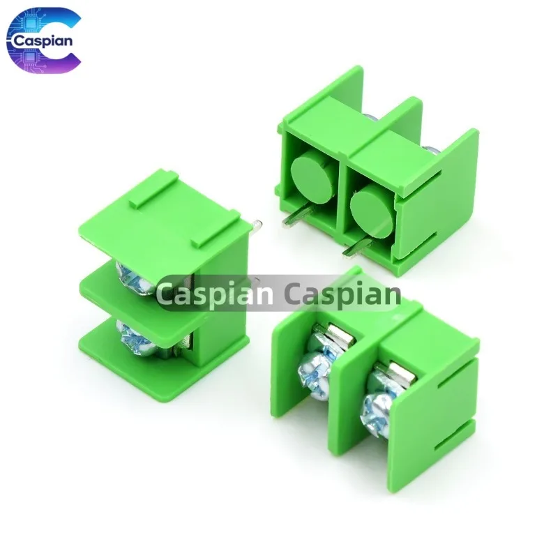 5-10pcs PCB fence terminal KF7620 pitch 7.62 green two 2P side pins electronic components diy kit electronics