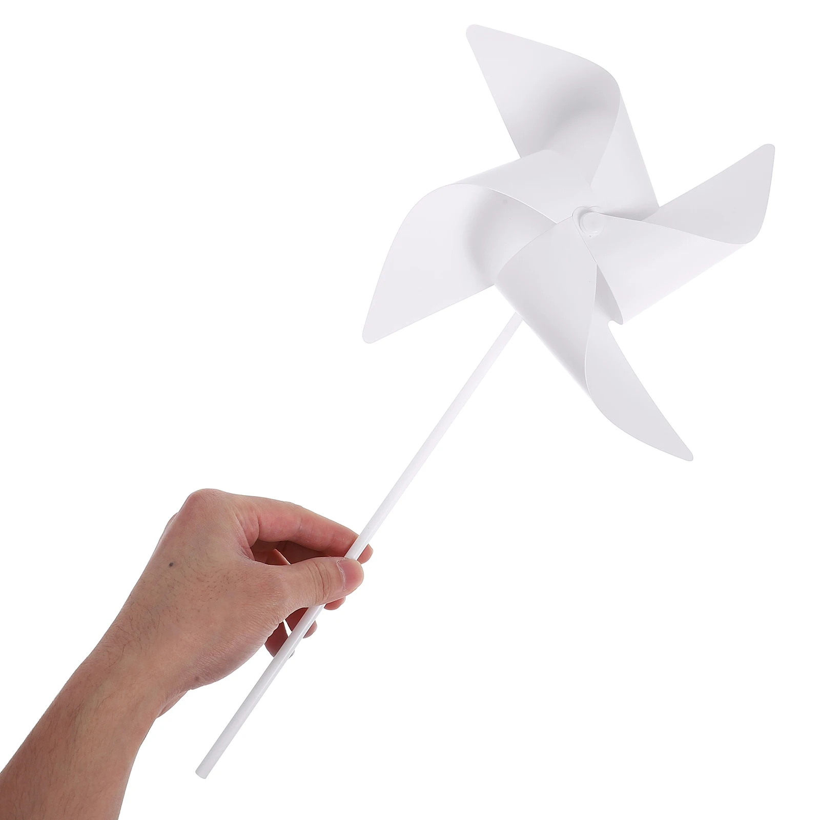 

12pcs Blank Coloring Windmills DIY Paper Pinwheels Kids Toys Educational Tools Graffiti Drawing High Quality Thick Paper