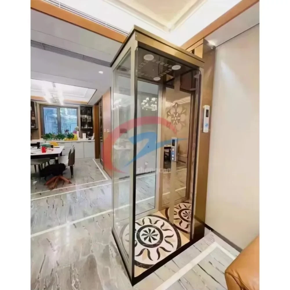 Customized hydraulic residential elevators outdoor home mini elevator with best pri