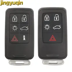 Jingyuqin-carcasa para mando a distancia de coche, entrada inteligente sin llave para Volvo S60, S80, S60L, XC60, XC70, V40, V60, V70, 2008, 2009, 2010, 2011-2017