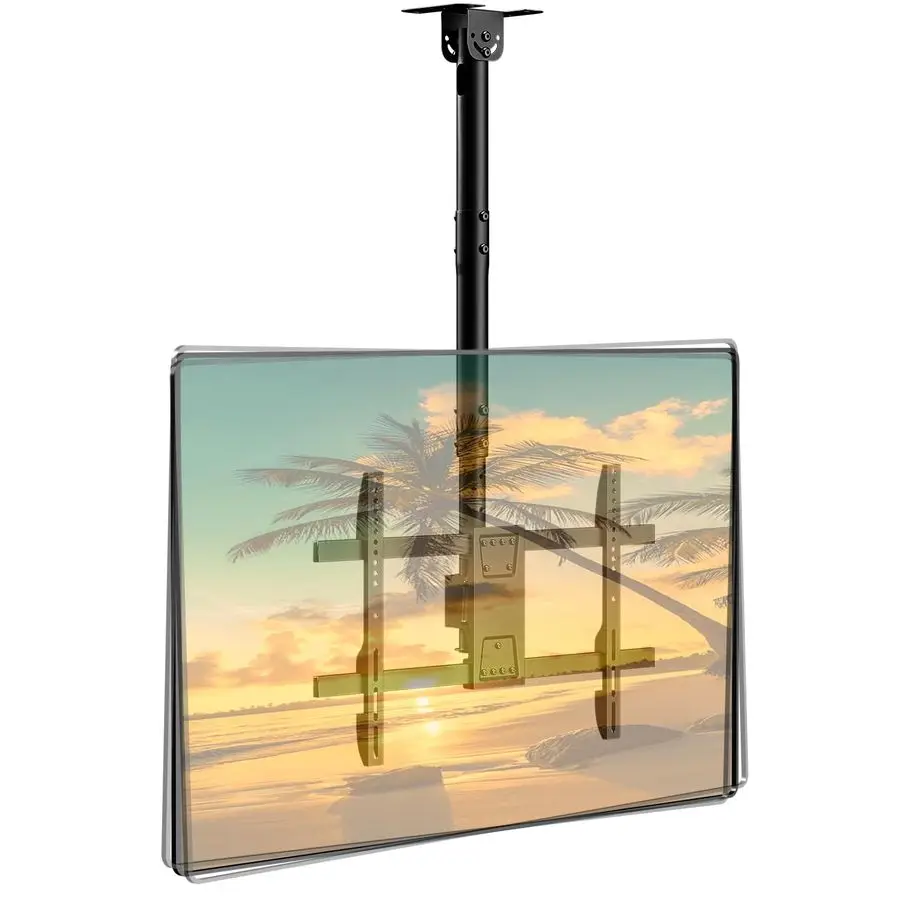 

TV Mount Adjustable Hanging Ceiling TV Bracket Fits Most 4386 inch LCD LED OLED 4K TVs,Pole Ceiling Mount Supports up to 132lbs,