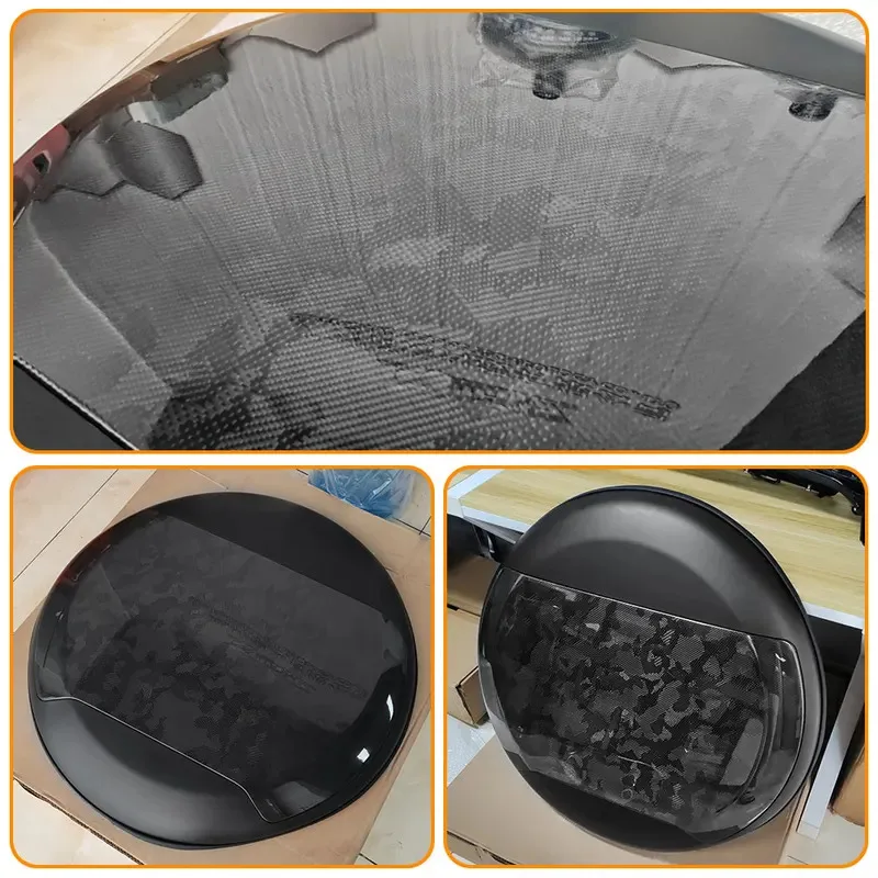 

carbon fiber Spare Wheel Cover FOR Land Rover Defender 2020 -2026 Rear Spare Tire Cover Protection Cover Full Package