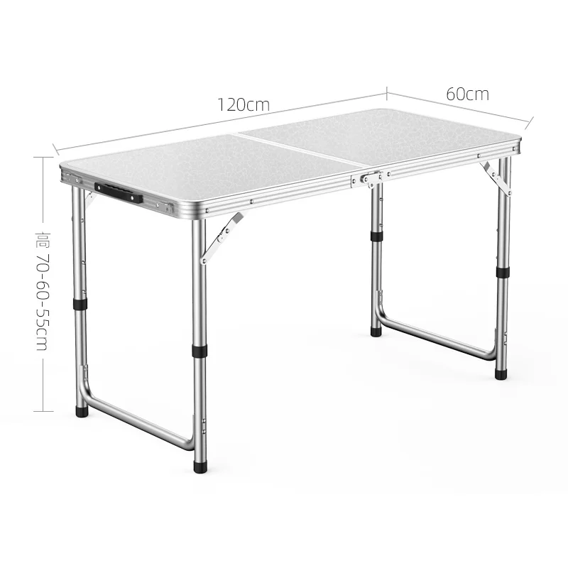 Outdoor Folding Table Camping Aluminium Alloy Picnic Height Adjustable Table Waterproof Ultra-light Durable Folding Table Desk