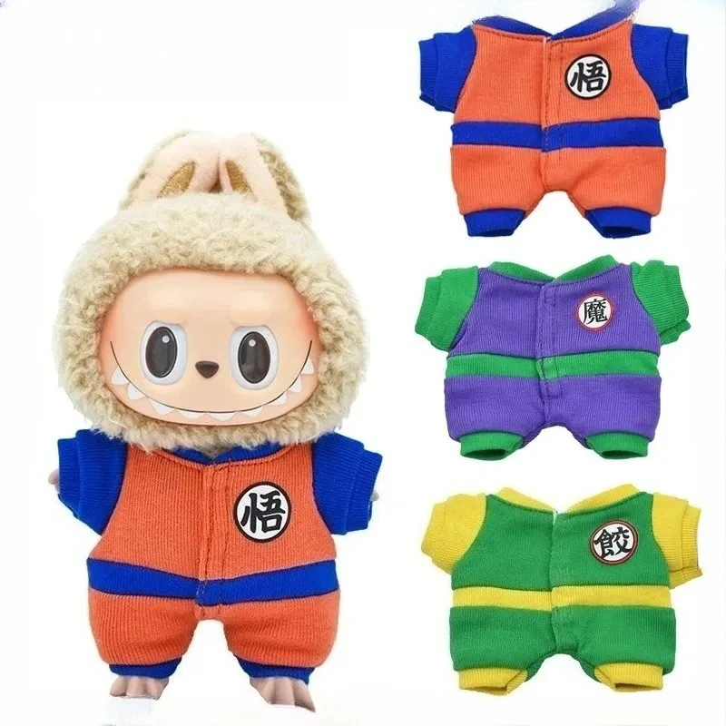 Animation clothing cartoon suitable for V1 V2 V3 Labubu mini doll clothing fashion accessories toys and gifts.