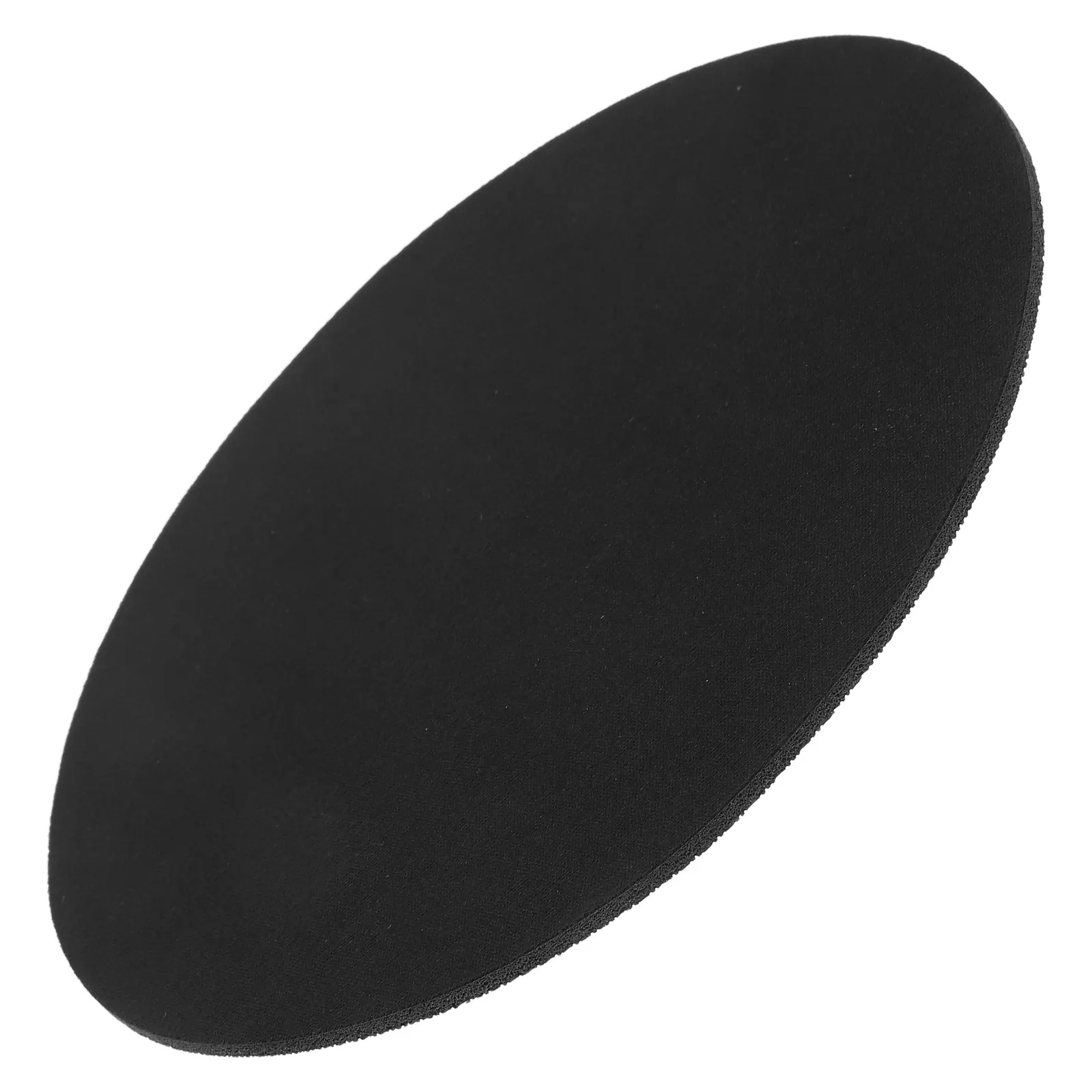Black Round Mouse Pad Full Moon Graphic Premium Rubber Non-Slip Base 22Cm Diameter 3Mm Thickness for Computer Gaming Office Use