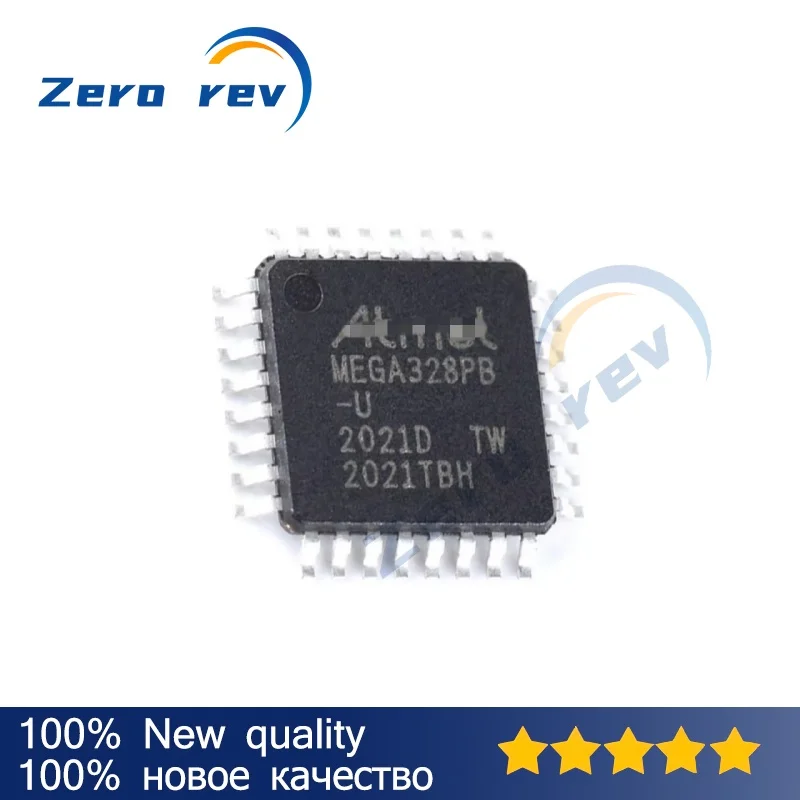 5Pcs 100% New Original ATMEGA328PB-AU MEGA328PBU ATMEGA168PB-AU ATMEGA48PB-AU MEGA48PB-AU ATMEGA328PB-AN MEGA328PB-N TQFP-32