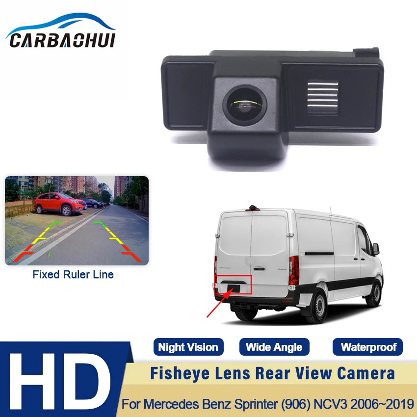 

170 Degree CCD Full HD Car Reverse Reversing Camera Vehicle Rear View Camera For Mercedes Benz Sprinter (906) NCV3 2006~2019