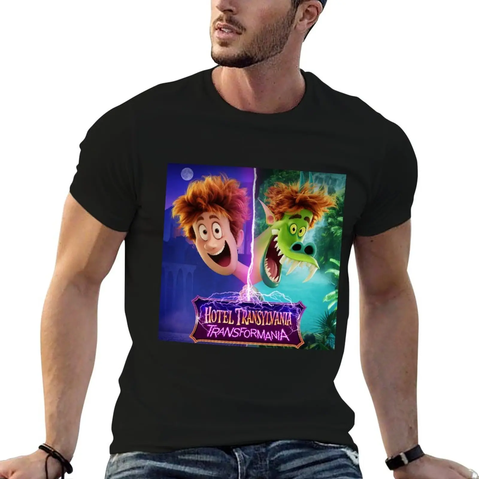 

Johnny Hotel Transylvania Transformania 4 - Jonathan Loughran T-Shirt graphic t shirts for man funny t shirts cotton T-Shirt
