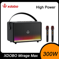 XDOBO Mirage Max 300W High Power Wireless Bluetooth Speaker Home Karaoke Sound Box TWS Mode RGB Switching Stereo Bass Subwoofer