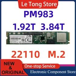 Unidad de estado sólido para Samsung PM983, 1,92 T, 3,84 T, ssd, 22110, nvme, 1,88, protocolo T, PCEI3.0, caché independiente, protección de apagado, nuevo