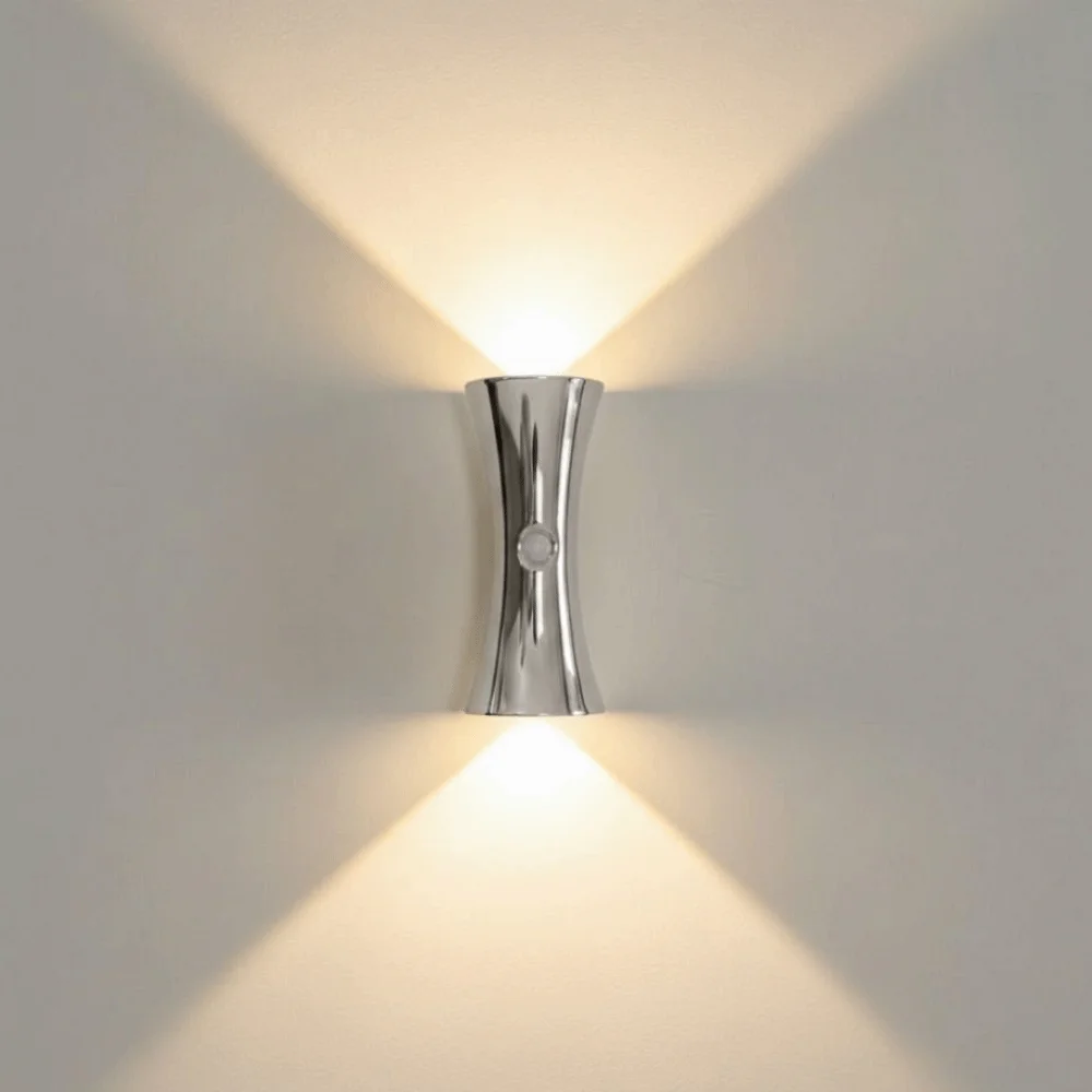 

Креативный светодиодный настенный светильник-песочные часы, беспроводной, с регулировкой яркости, перезаряжаемый, с магнитным основанием, водонепроницаемый настенный светильник