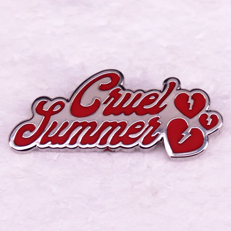 Cruel Summer Enamel Pin music song Badges Brooches swiftie gift