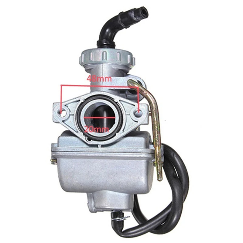 Motorcycle PZ20 20mm Motorcycle Carburetor Carb For 50cc 70cc 90cc 110cc 125cc 135