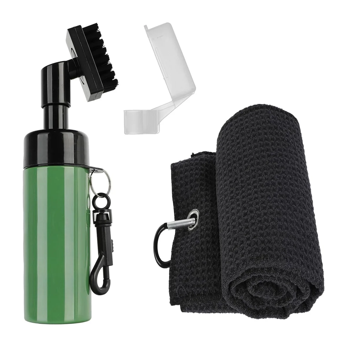 Golf Club Cleaner escova e microfibra, toalha Kit, Groove Sharpener escova com água