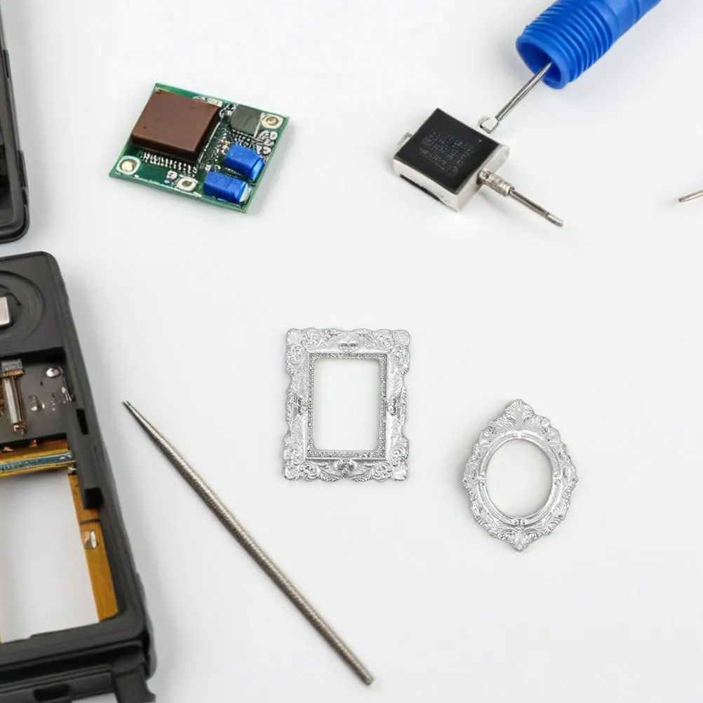 Cadres miniatures Vintage en résine, 30 pièces, accessoires créatifs à créer soi-même, cadre Photo, ornements, fournitures artisanales