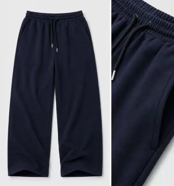 Couple Set Y2K Baggy Joggers Oversized Streetwear Pants Men Women Pure Color Cargo Pants for Running Workout