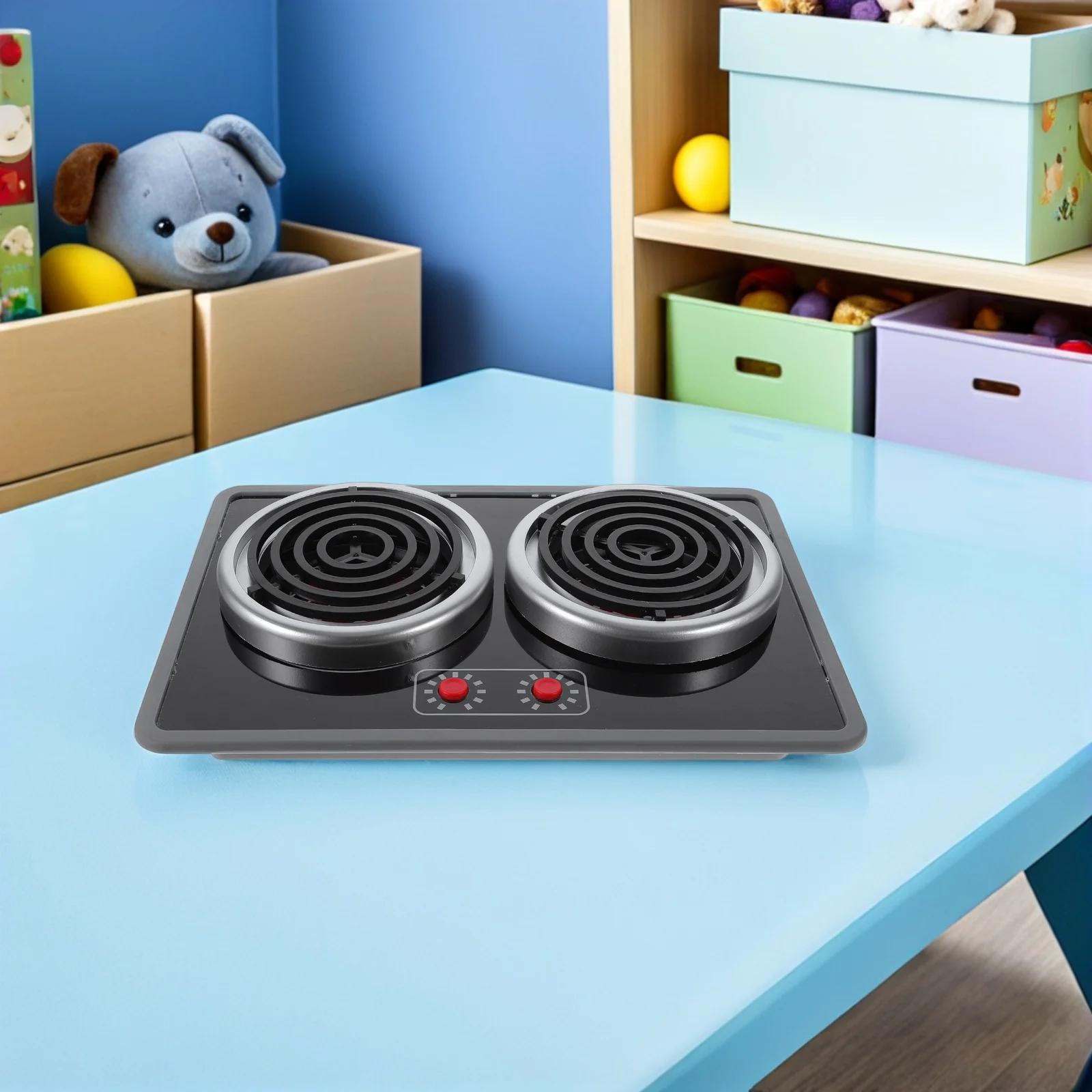 1 ensemble de cuisine à Induction de Simulation, appareils de cuisine pour tout-petits, ensemble de cuisine de jeu réaliste, cuisinière à Induction de Simulation