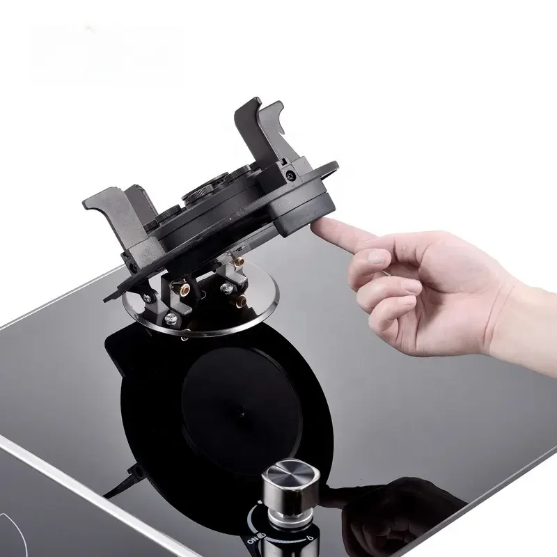 موقد محمول ثنائي الغرض 3kw طباخ التعريفي وموقد غاز 7KW موقد غاز طباخ علوي مع زجاج مقسى أسود