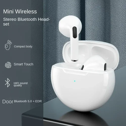 Imagen 1 del producto Auriculares inalámbricos TWS Mini auriculares inalámbricos Control táctil deportes música llamada auriculares Bluetooth para todos los teléfonos inteligentes
