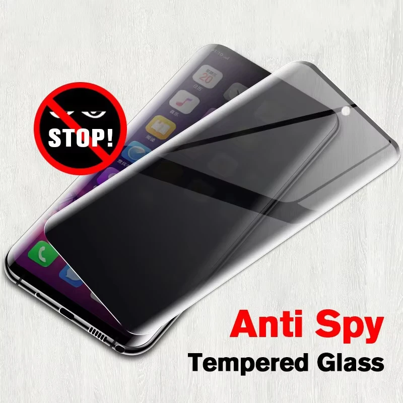 1 pçs vidro temperado anti-espião para samsung s25 ultra s25 plus s24 s23 s22 s20 s21 note20 ultra note10 plus protetor de tela privacidade