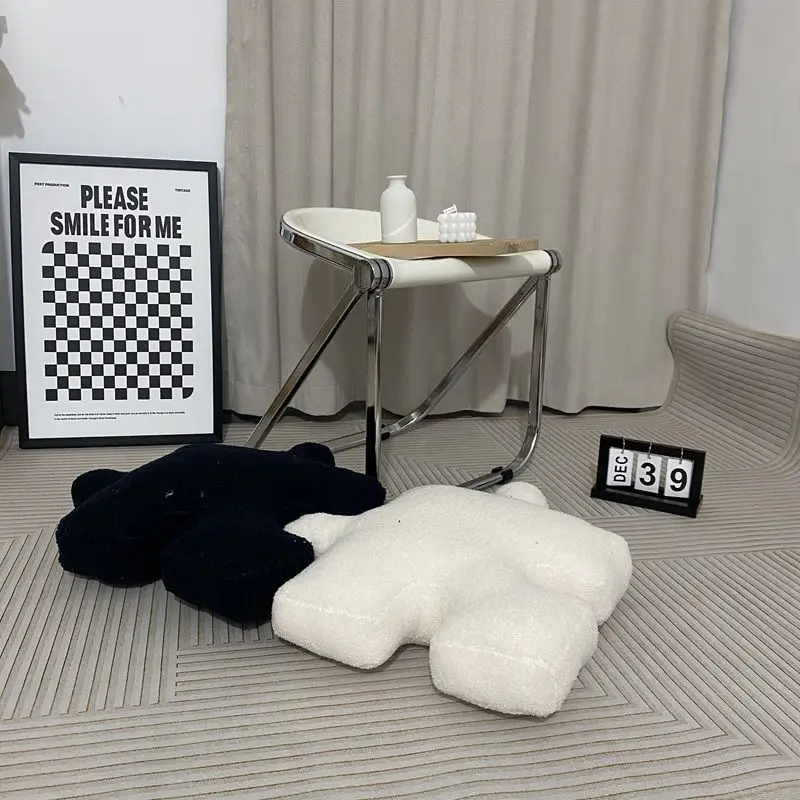 Puzzle Pillow Back Creative Sofa Cushions Cream Style Simple Pure Color Light Luxury Nordic Home Cushions Comfortable - Image 4