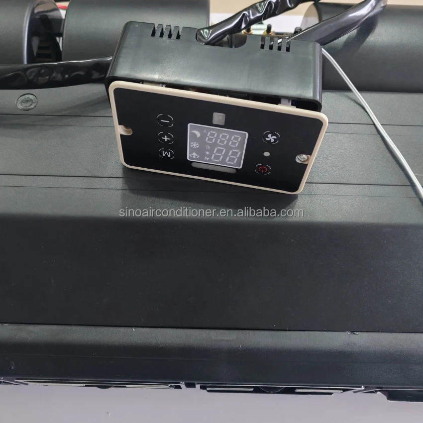 السيارات متنقل التيار المتناوب تعديل 24 فولت جديد 12 فولت نظام الضاغط 12 فولت وقوف السيارات مكيف الهواء للتخييم RV والسيارة #2